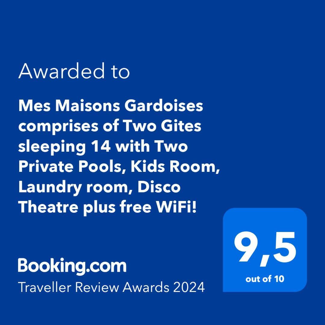 Mes Maisons: Luxury Gites with Pool, Aircon, and Pet-Friendly Amenities Gagnieres Exterior photo